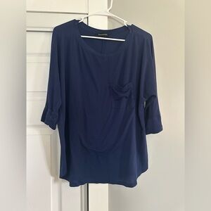 Women's Navy Blue Top